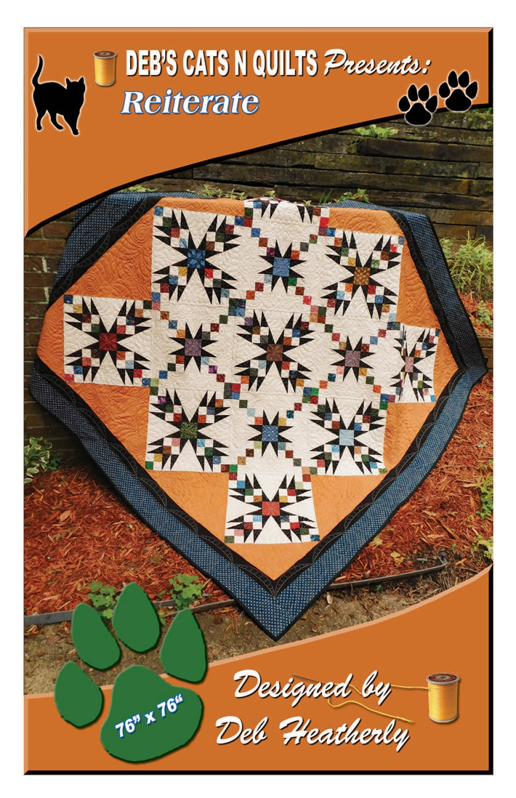 Reiterate Quilt Pattern by Deb's Cats N Quilts