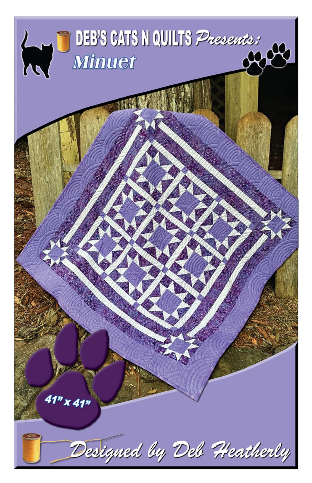 Minuet Quilt Pattern by Deb's Cats N Quilts