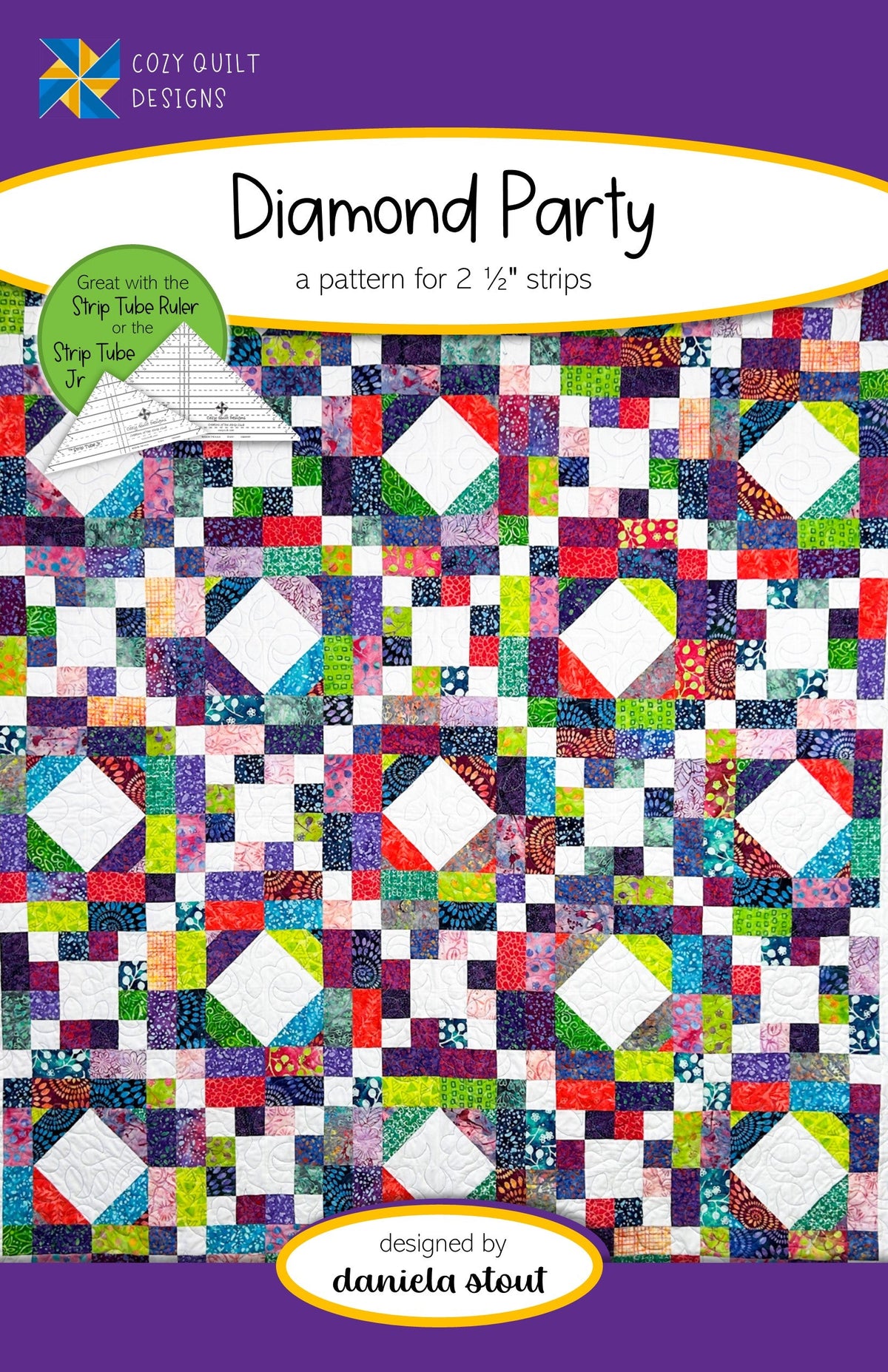 Diamond Party Downloadable Pattern by Cozy Quilt Designs
