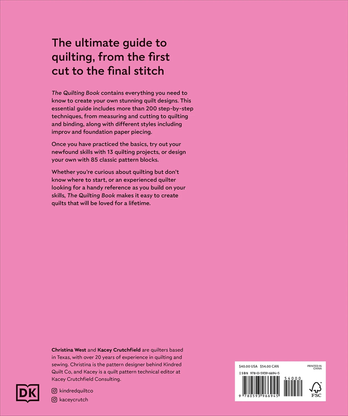 The Quilting Book by DK