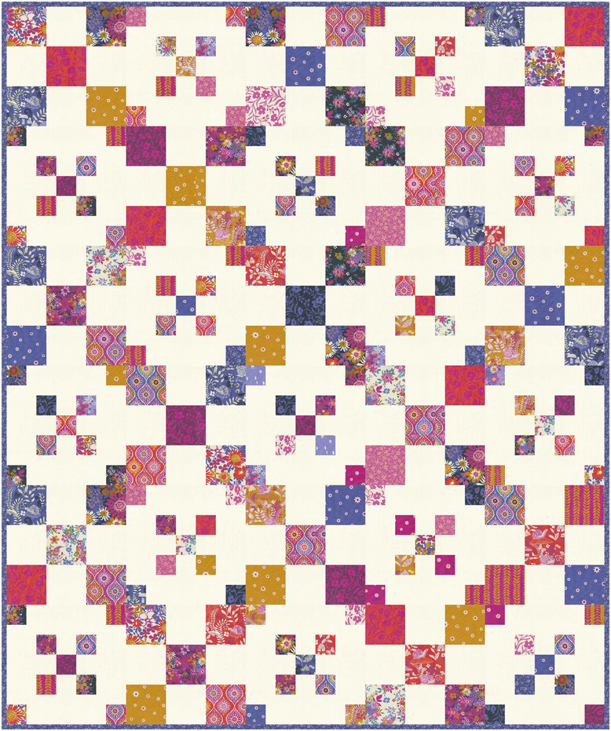 Nine Lives Quilt Pattern by Lavender Lime Quilting