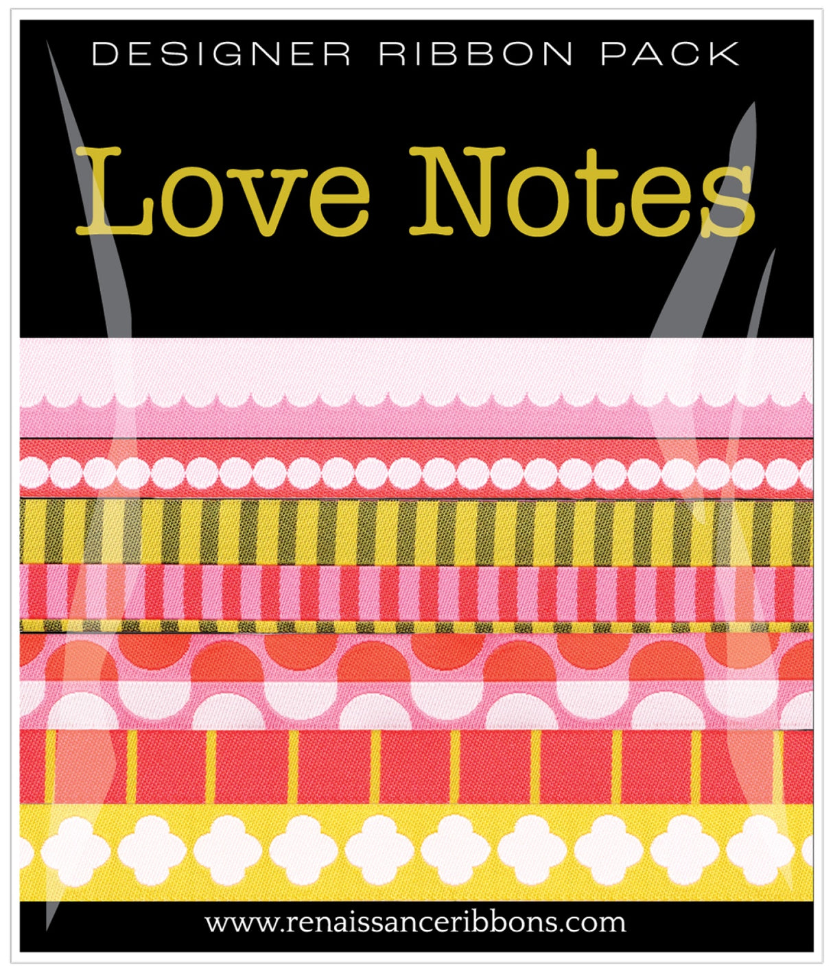 Love Notes Designer Pack by Renaissance Ribbons Inc