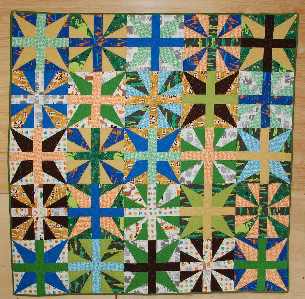 Bounce Quilt Pattern by Blue Nickel