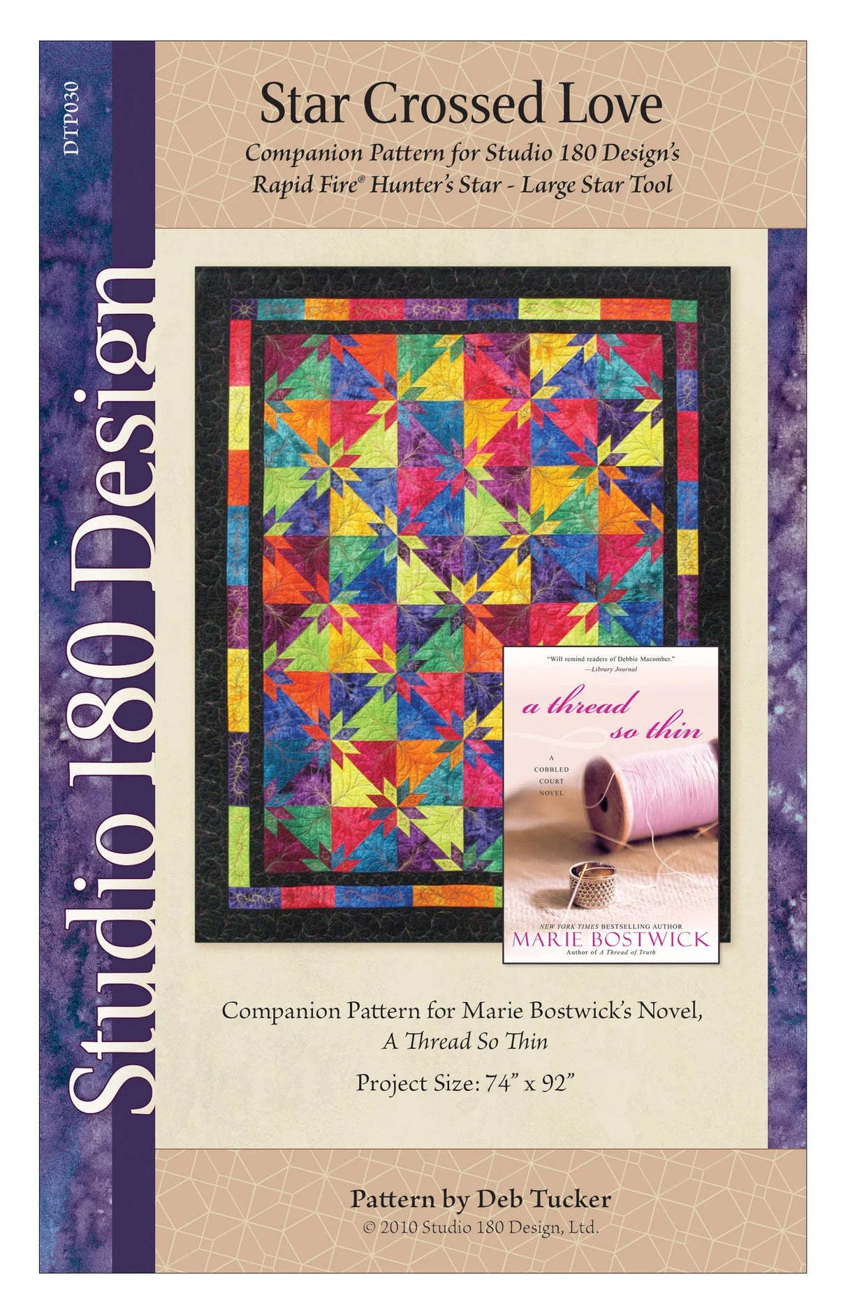 Star Crossed Love Quilt Pattern by Studio 180 Designs