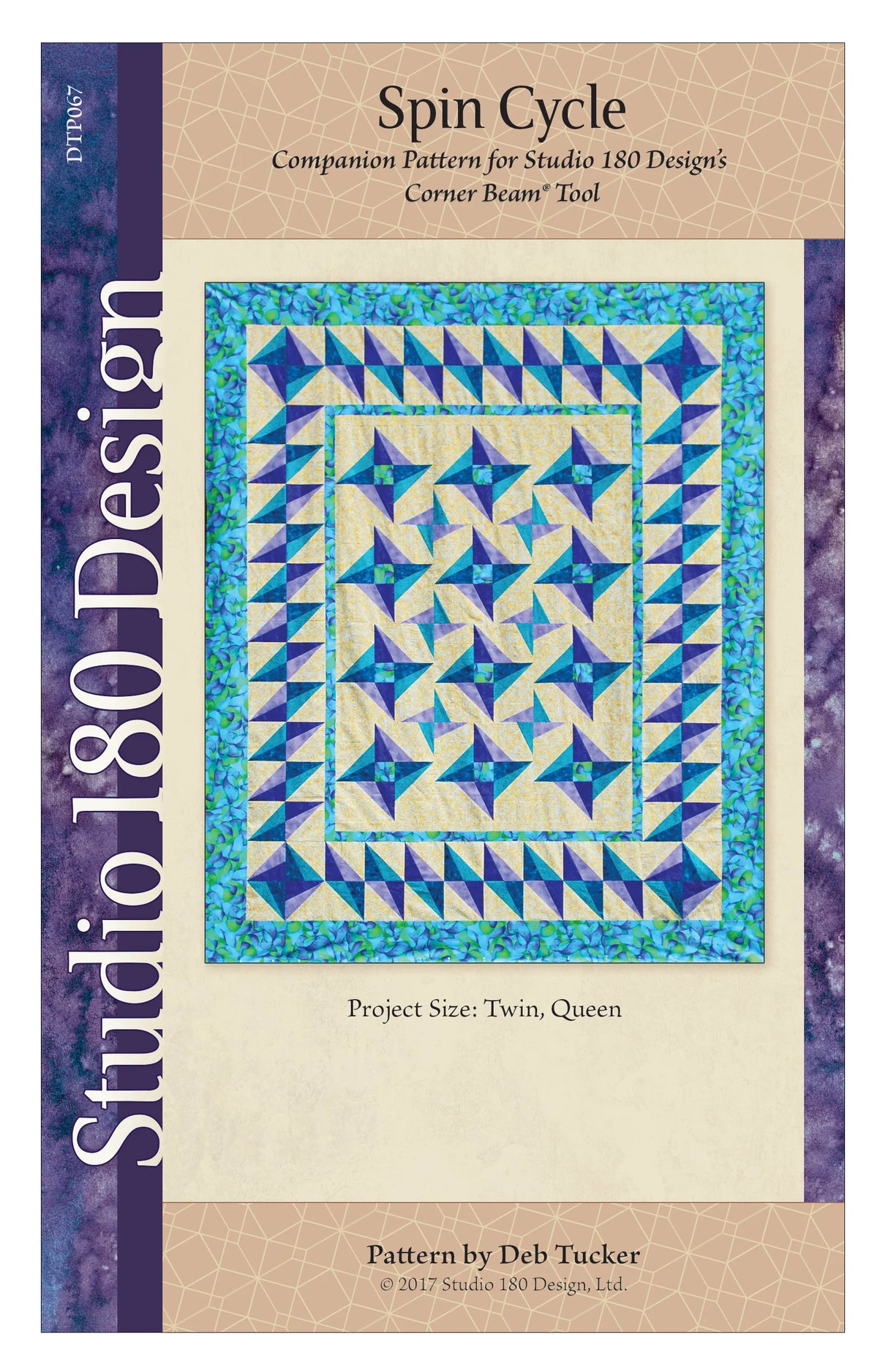 Spin Cycle Quilt Pattern by Studio 180 Designs