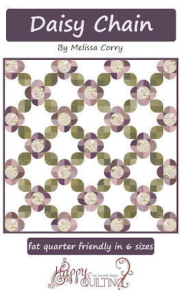 Daisy Chain Downloadable Pattern by Happy Quilting Melissa Corry