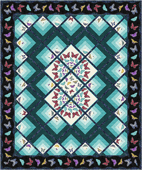 Dance of the Butterflies Quilt Pattern by Animas Quilts Publishing