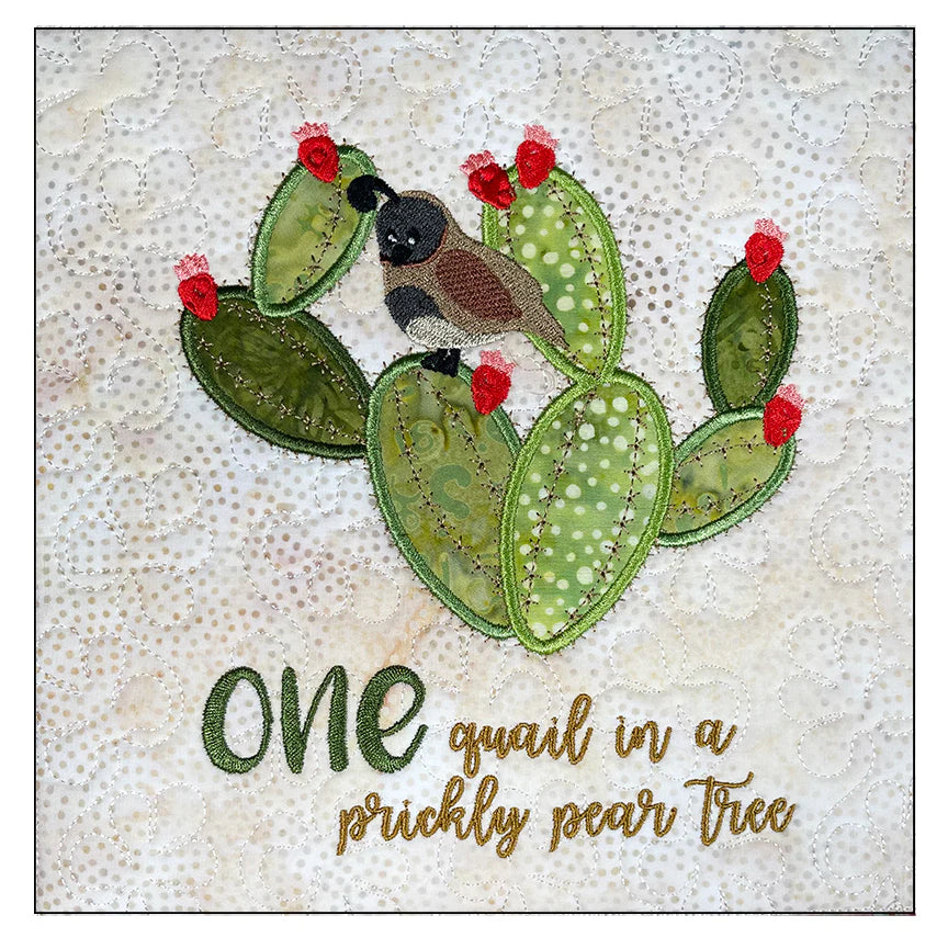 Twelve Days of Christmas - Southwest Machine Embroidery Downloadable Pattern by Fabric Confetti