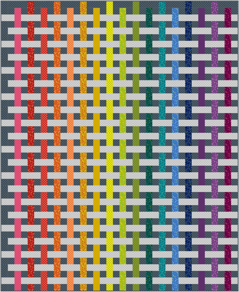Color Weave Downloadable Pattern by Christa Quilts