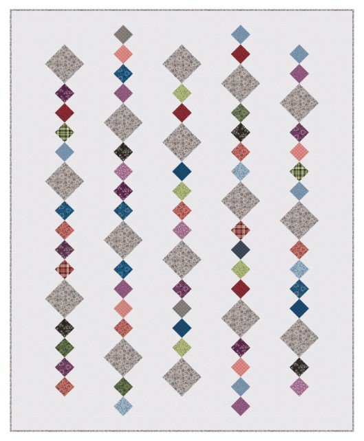 Diamonds in the Rough Downloadable Pattern by Upper Canada Quiltworks