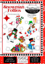 Snowman Follies Machine Embroidery Pattern