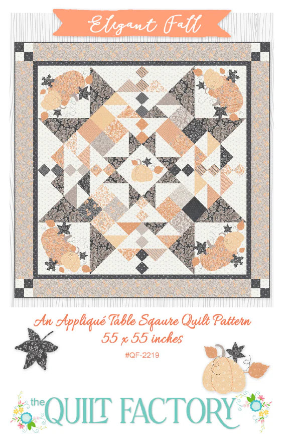Elegant Fall Quilt Pattern by The Quilt Factory