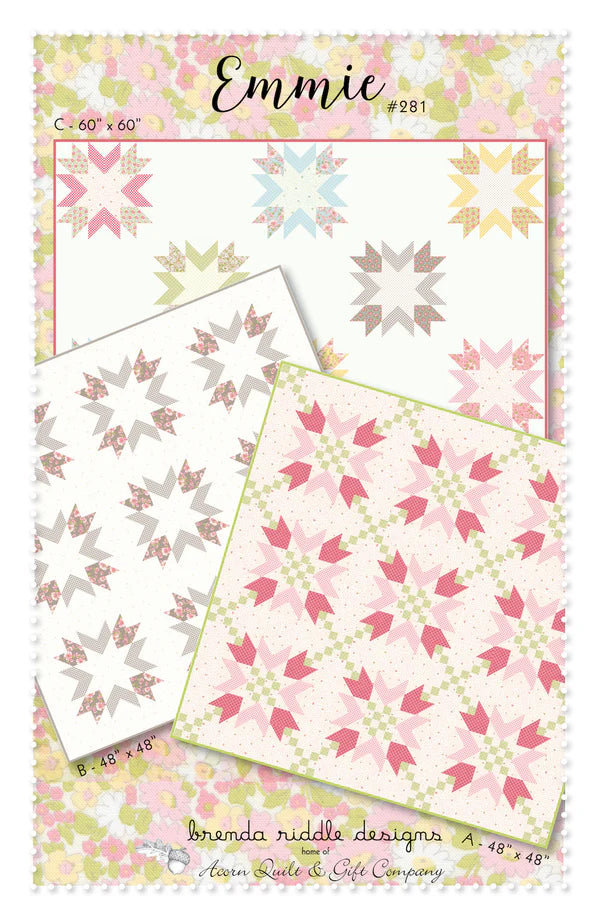 Emmie Quilt Pattern by Brenda Riddle Designs