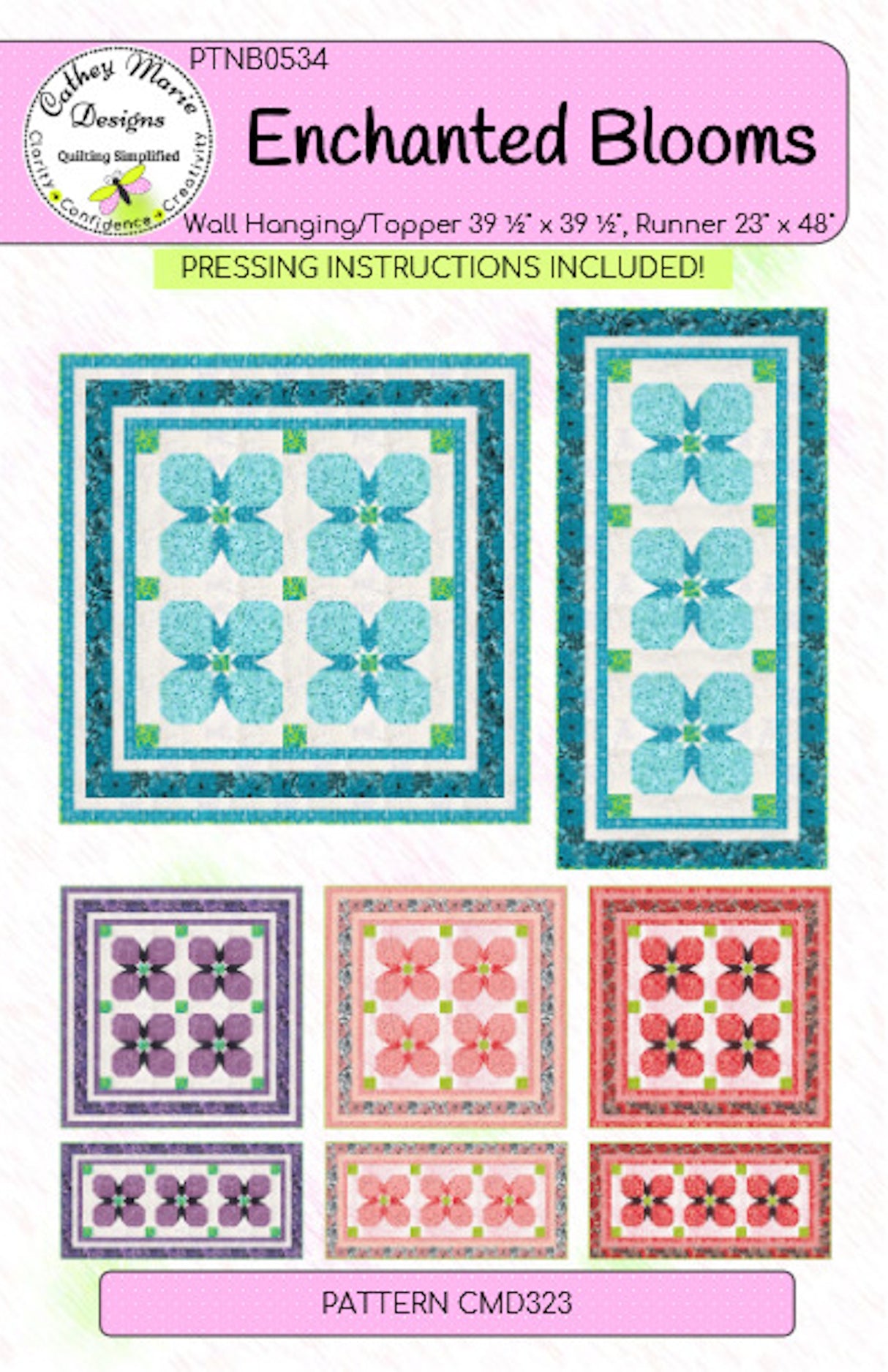Enchanted Blooms Downloadable Pattern by Cathey Marie Designs