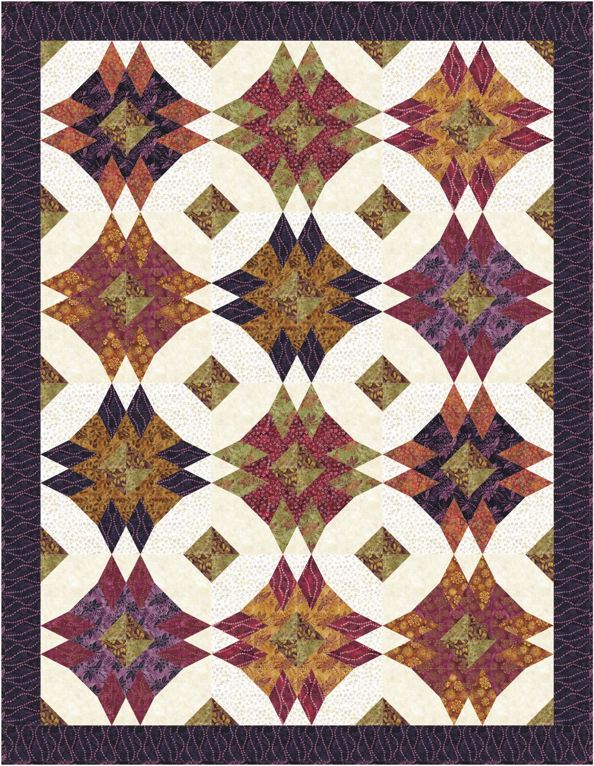 Enchanted Stars Downloadable Pattern by Needle In A Hayes Stack