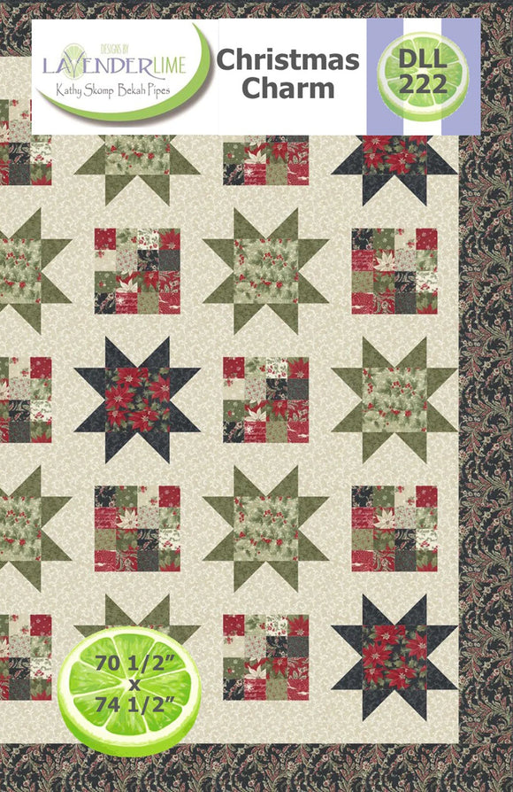 Christmas Charm Downloadable Pattern by Lavender Lime Quilting