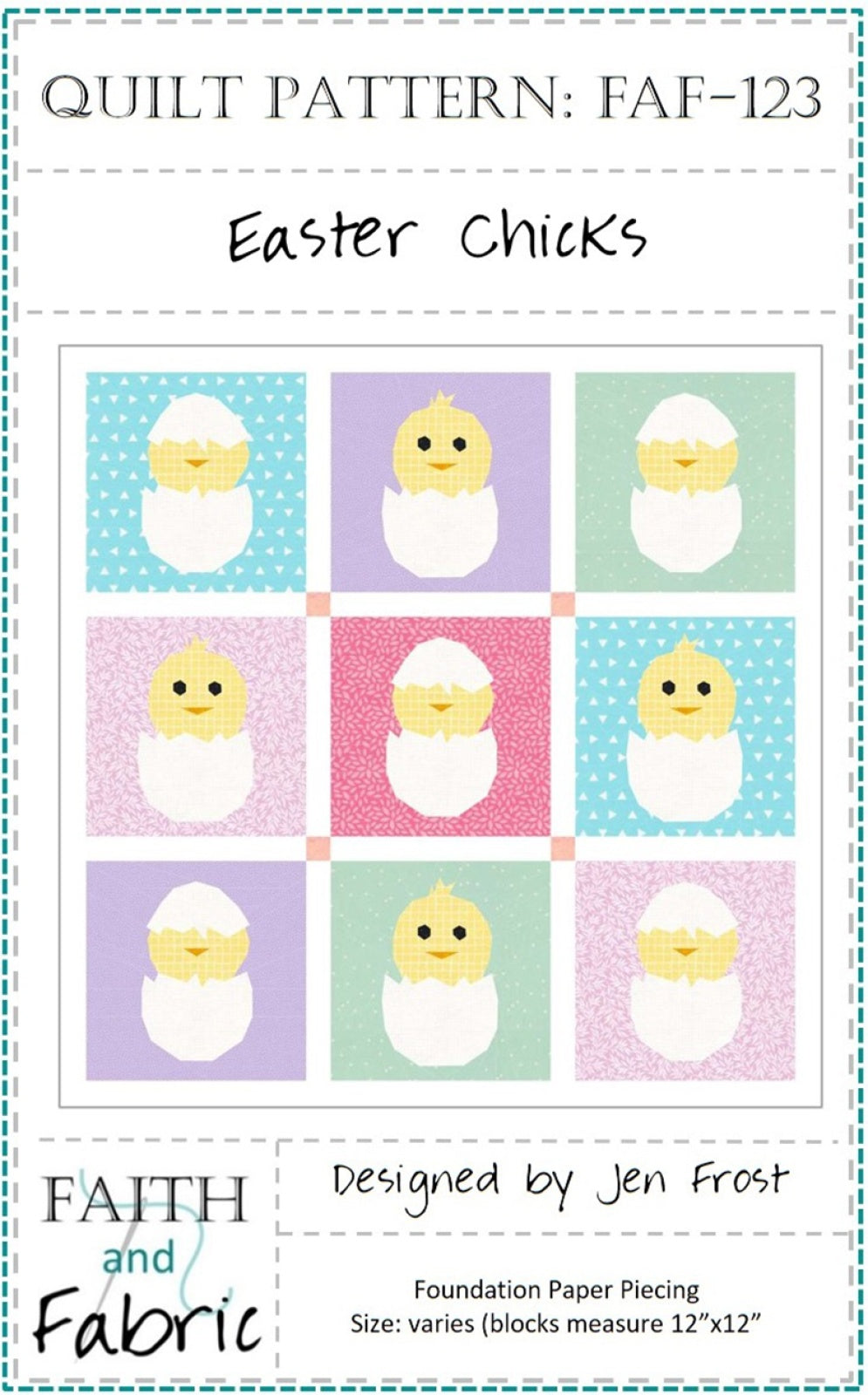 Easter Chicks by Faith and Fabric