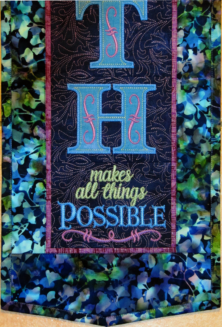 Faith Wall Hanging Downloadable Pattern by Janine Babich Designs