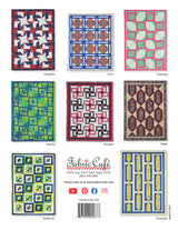 Back of the Make it Modern 3-Yard Quilts by Fabric Cafe