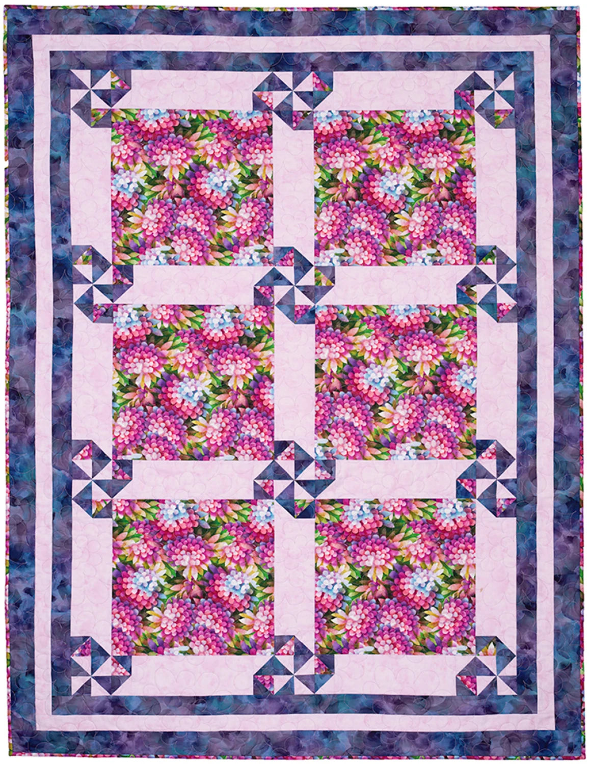Big Block 3-Yard Quilts Quilt Pattern by Fabric Cafe