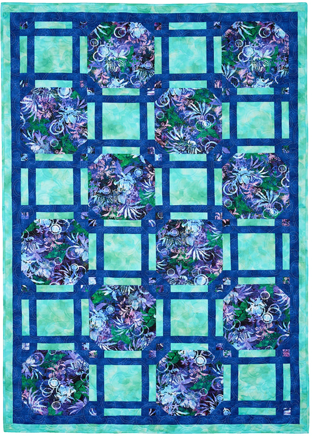 Big Block 3-Yard Quilts Quilt Pattern by Fabric Cafe