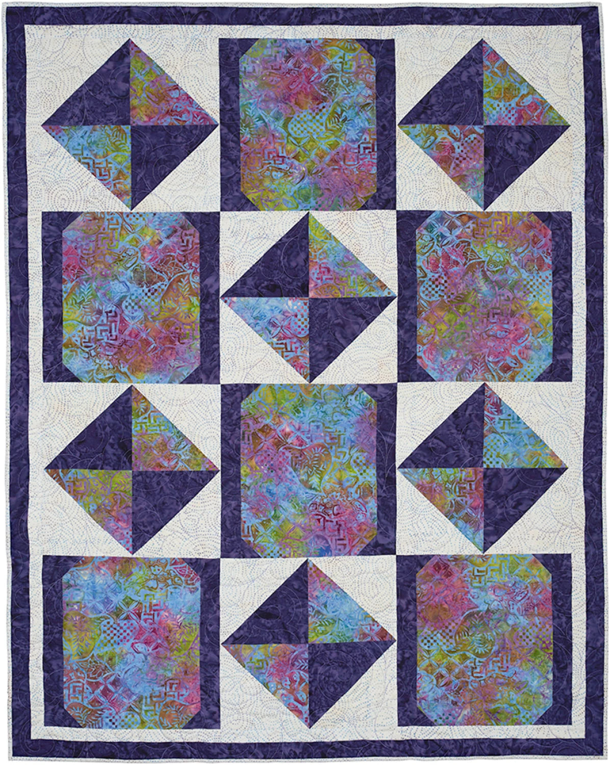 Big Block 3-Yard Quilts Quilt Pattern by Fabric Cafe