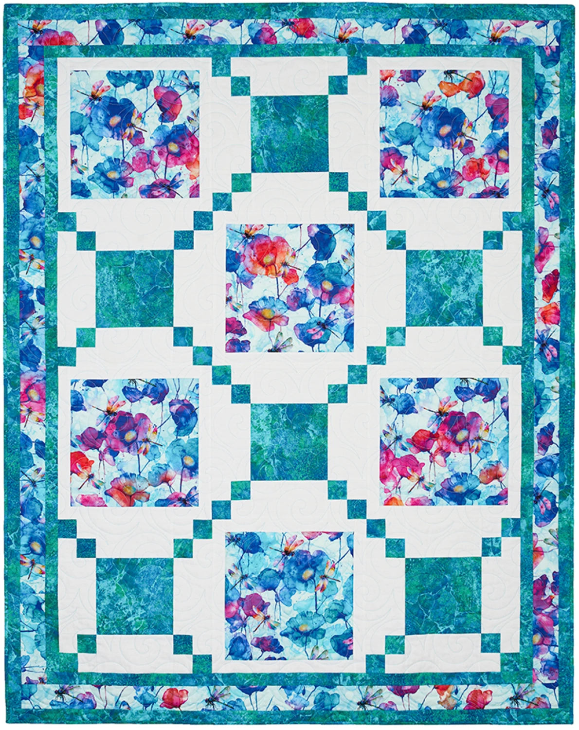 Big Block 3-Yard Quilts Quilt Pattern by Fabric Cafe