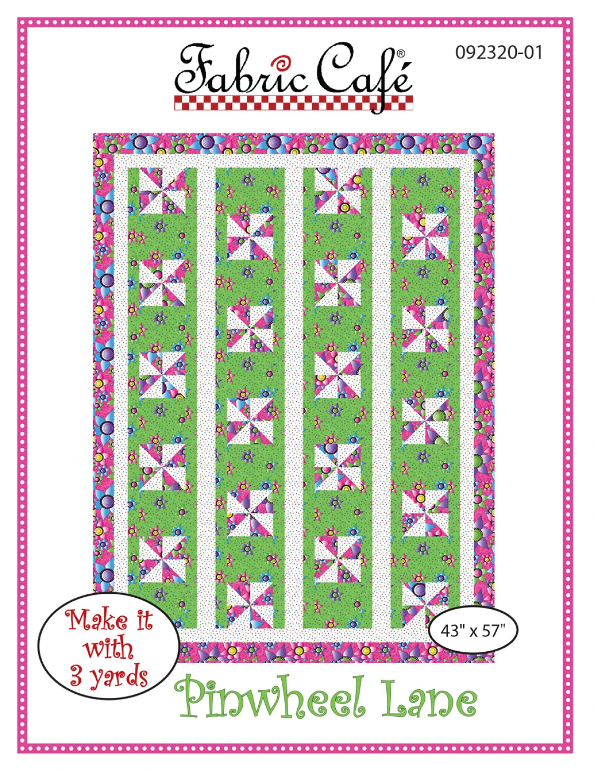 Pinwheel Lane Quilt Pattern by Fabric Cafe