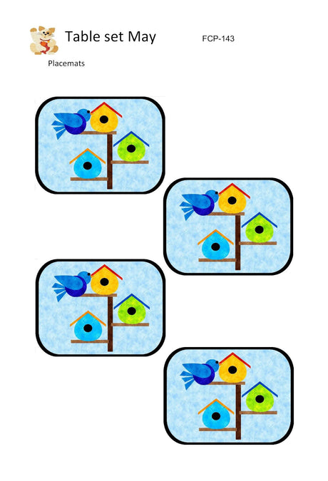 Table Set May Downloadable Pattern