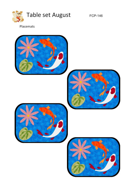 Table Set August Downloadable Pattern