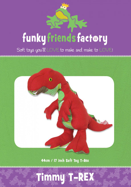 Timmy T-Rex Pattern by Funky Friends Factory