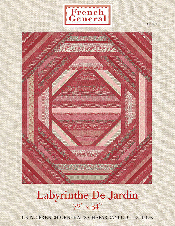 Labyrinthe De Jardin Quilt Pattern