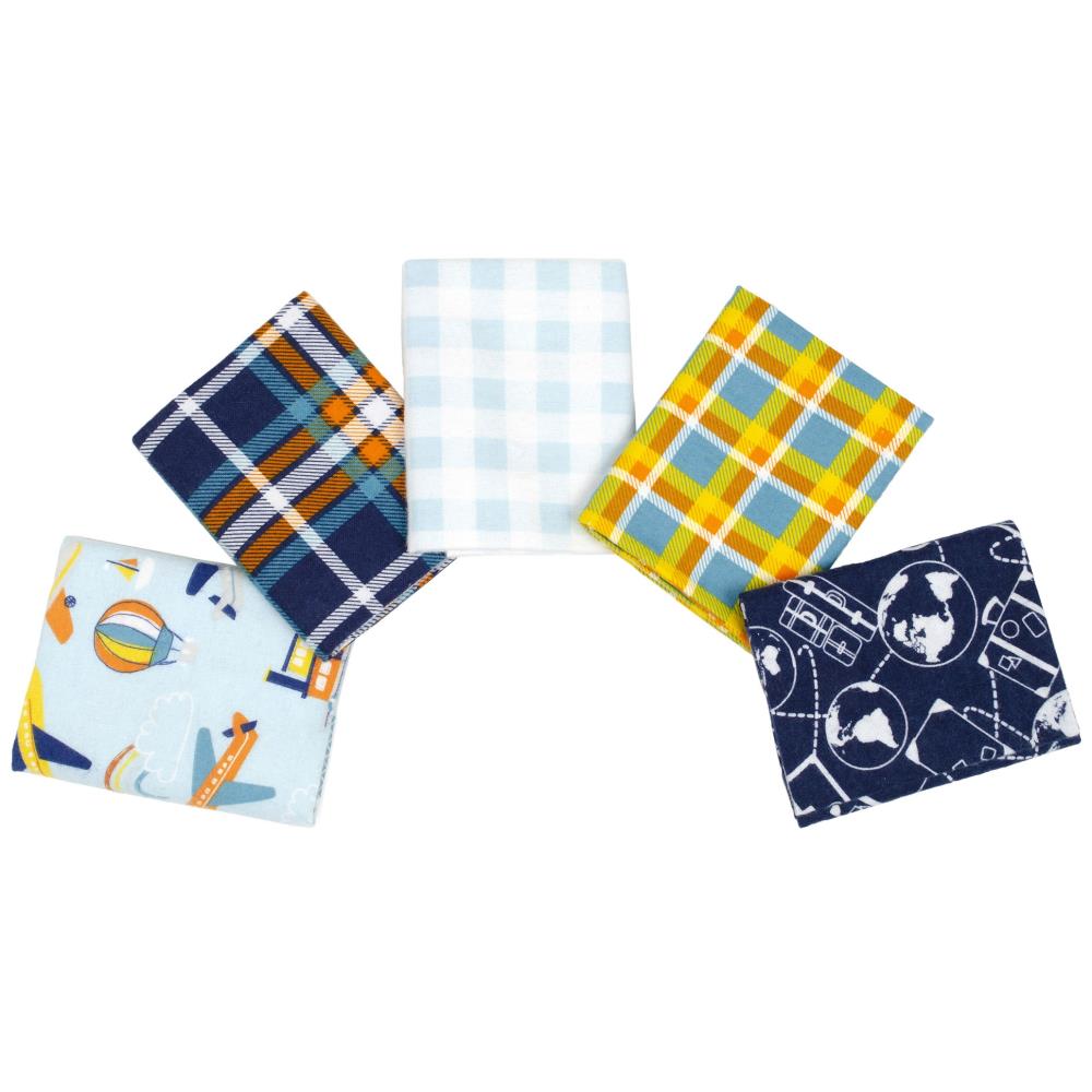 Little Feet Boutique Adventure themed fat quarter bundle of 5