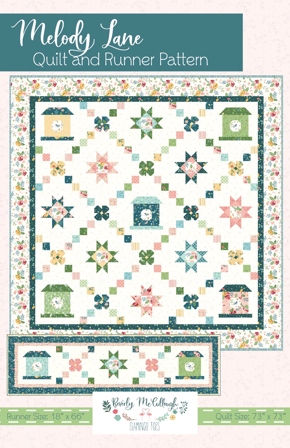Melody Lane Quilt Pattern by Flamingo Toes