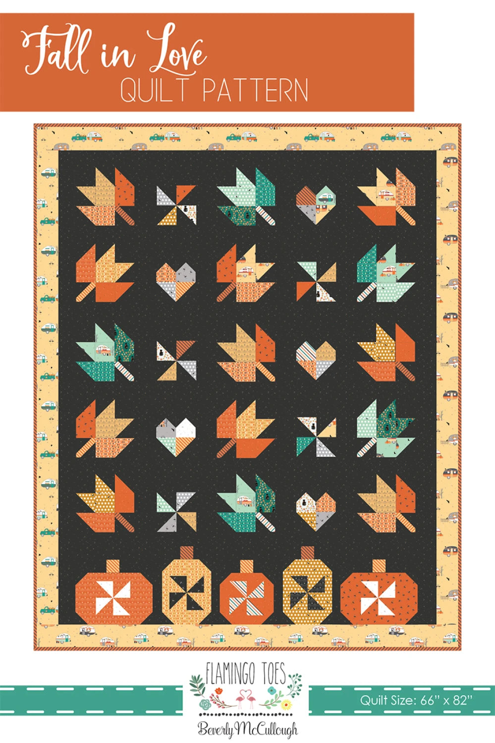 Spooky Lane Quilt Pattern by Flamingo Toes