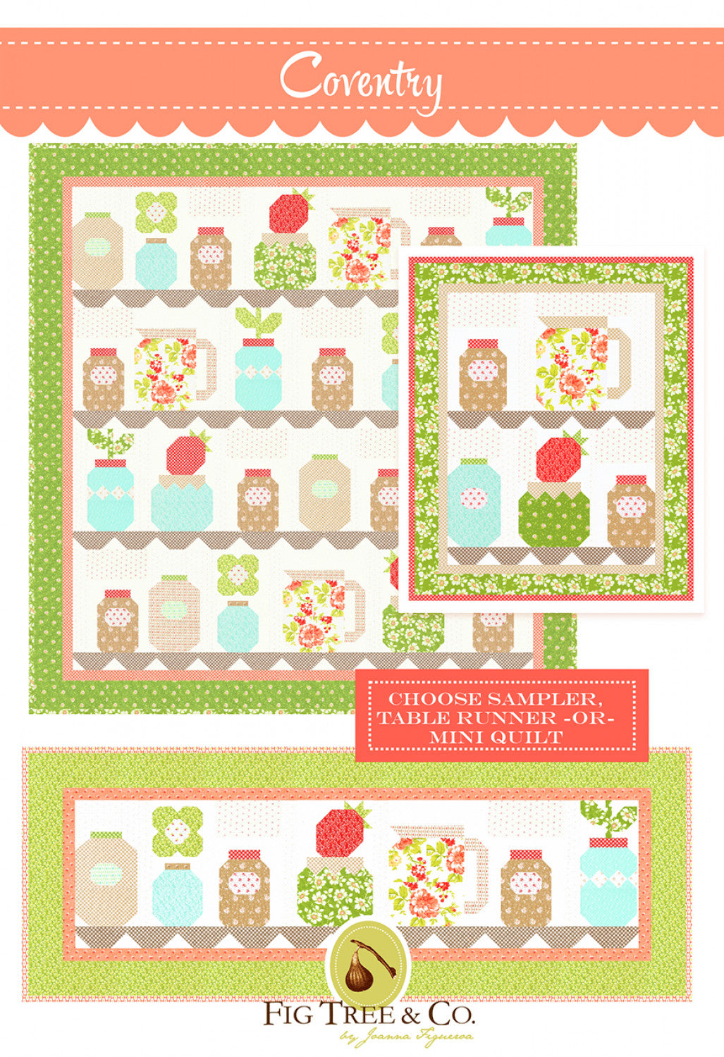 Coventry Quilt Pattern by Fig Tree Quilts