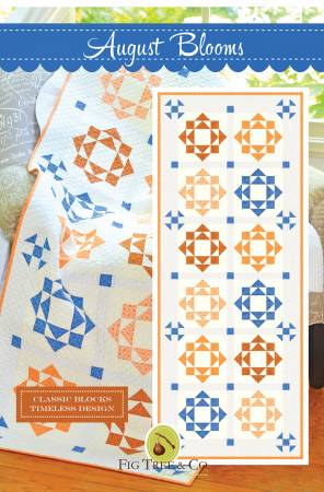 August Blooms Quilt Pattern by Fig Tree Quilts