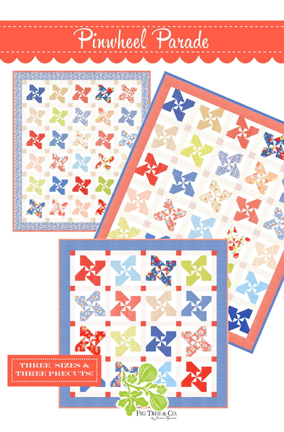 Pinwheel Parade Quilt Pattern by Fig Tree Quilts