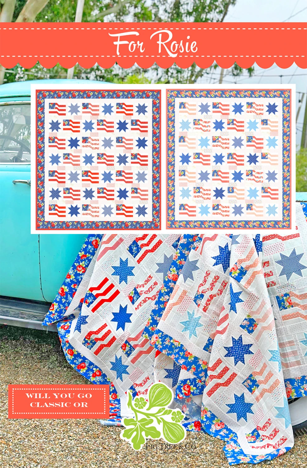 For Rosie Quilt Pattern by Fig Tree Quilts