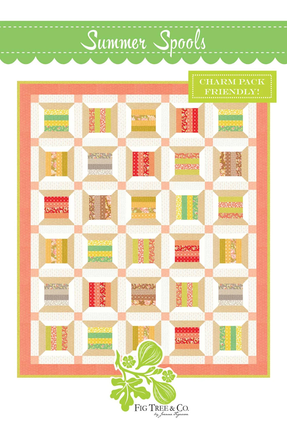 Summer Spools Quilt Pattern by Fig Tree Quilts