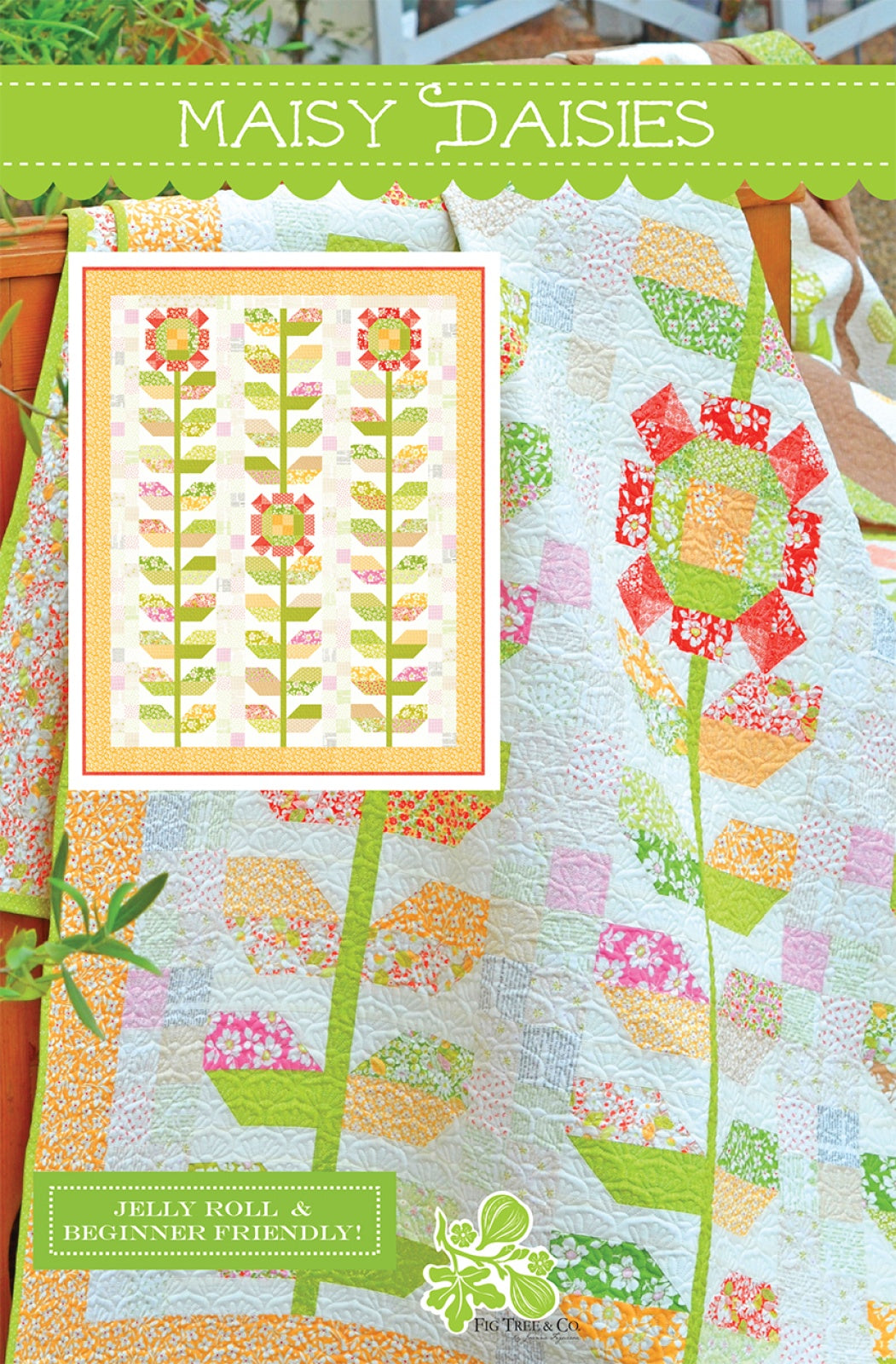 Maisy Daisies Quilt Pattern by Fig Tree Quilts