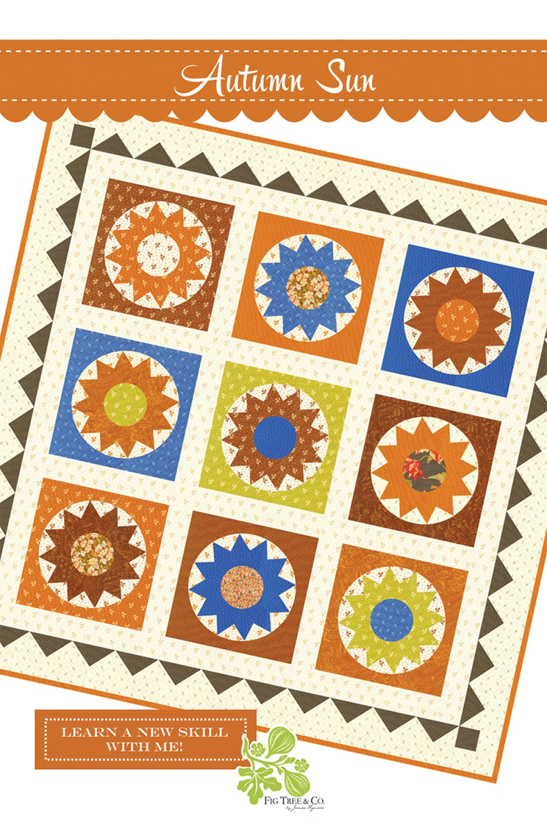 Autumn Sun Quilt Pattern – Quilting Books Patterns and Notions