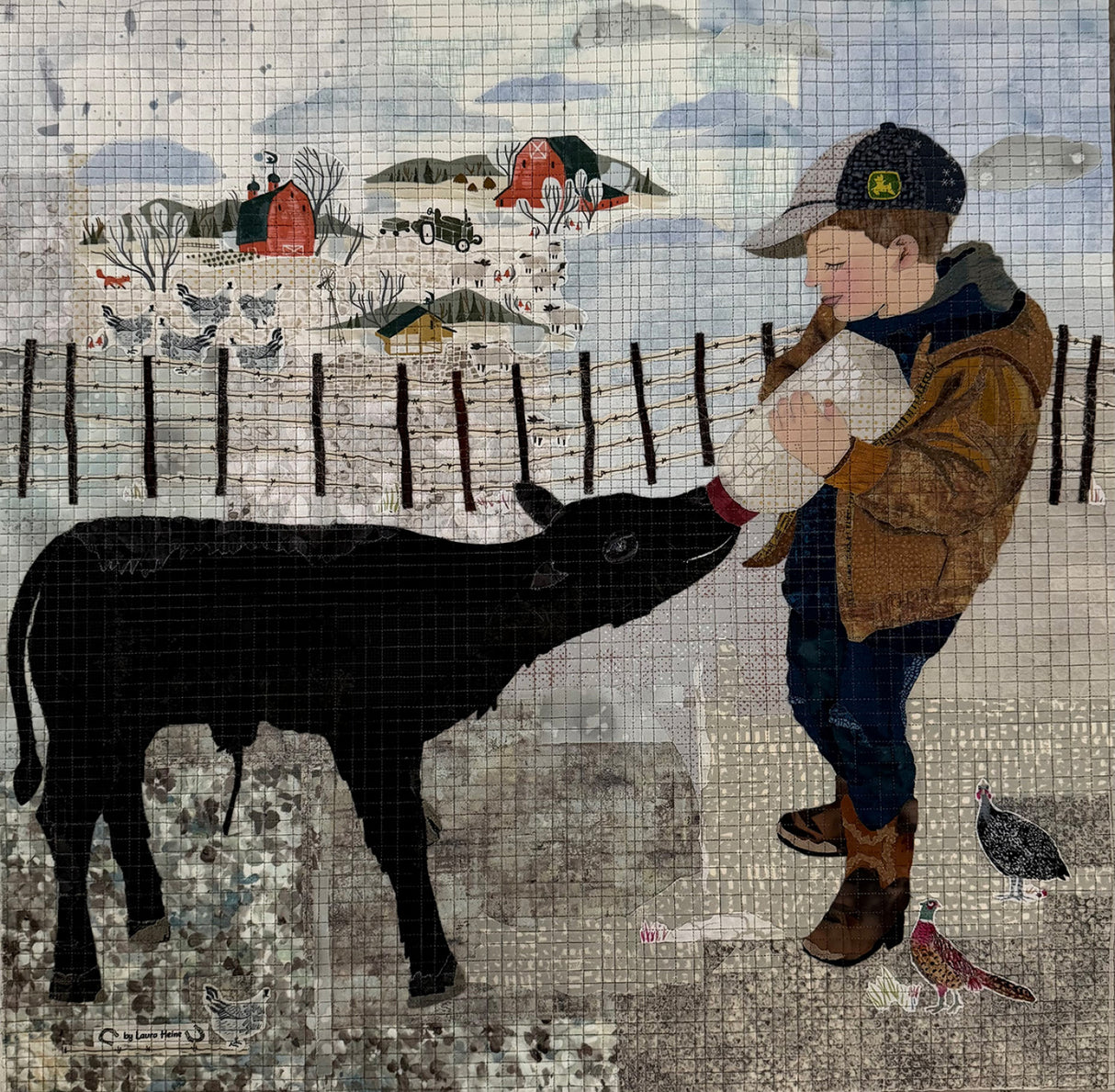 Feeding Time Collage Pattern by Fiberworks Inc