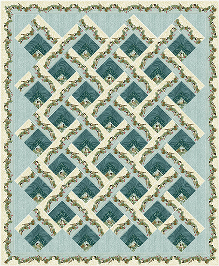 Chevron Chickadees Quilt Pattern