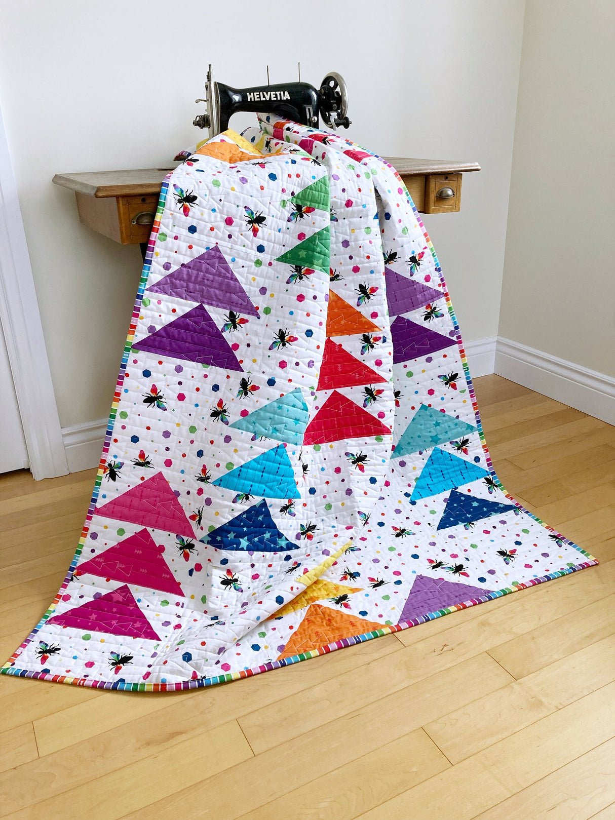 Flocks of Colour Downloadable Pattern by Penny Spool Quilts Pattern