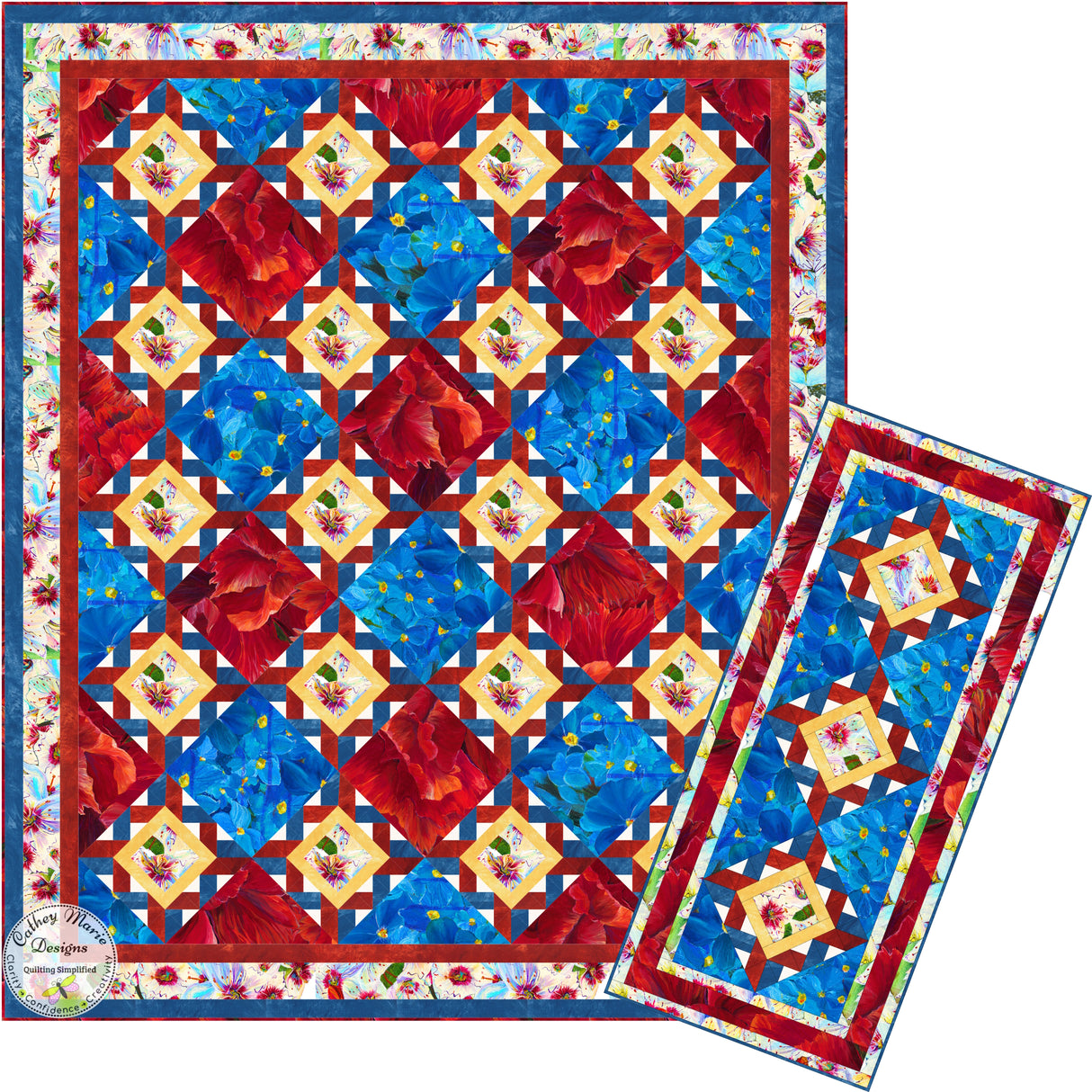 Flower Show Downloadable Pattern by Cathey Marie Designs