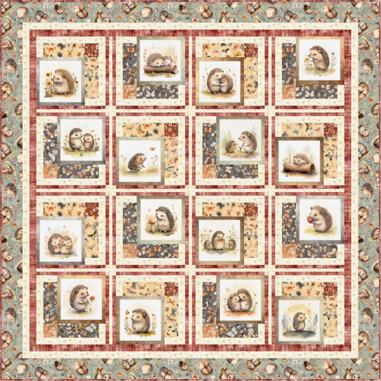 Framed Cuties Downloadable Pattern by Pine Tree Country Quilts