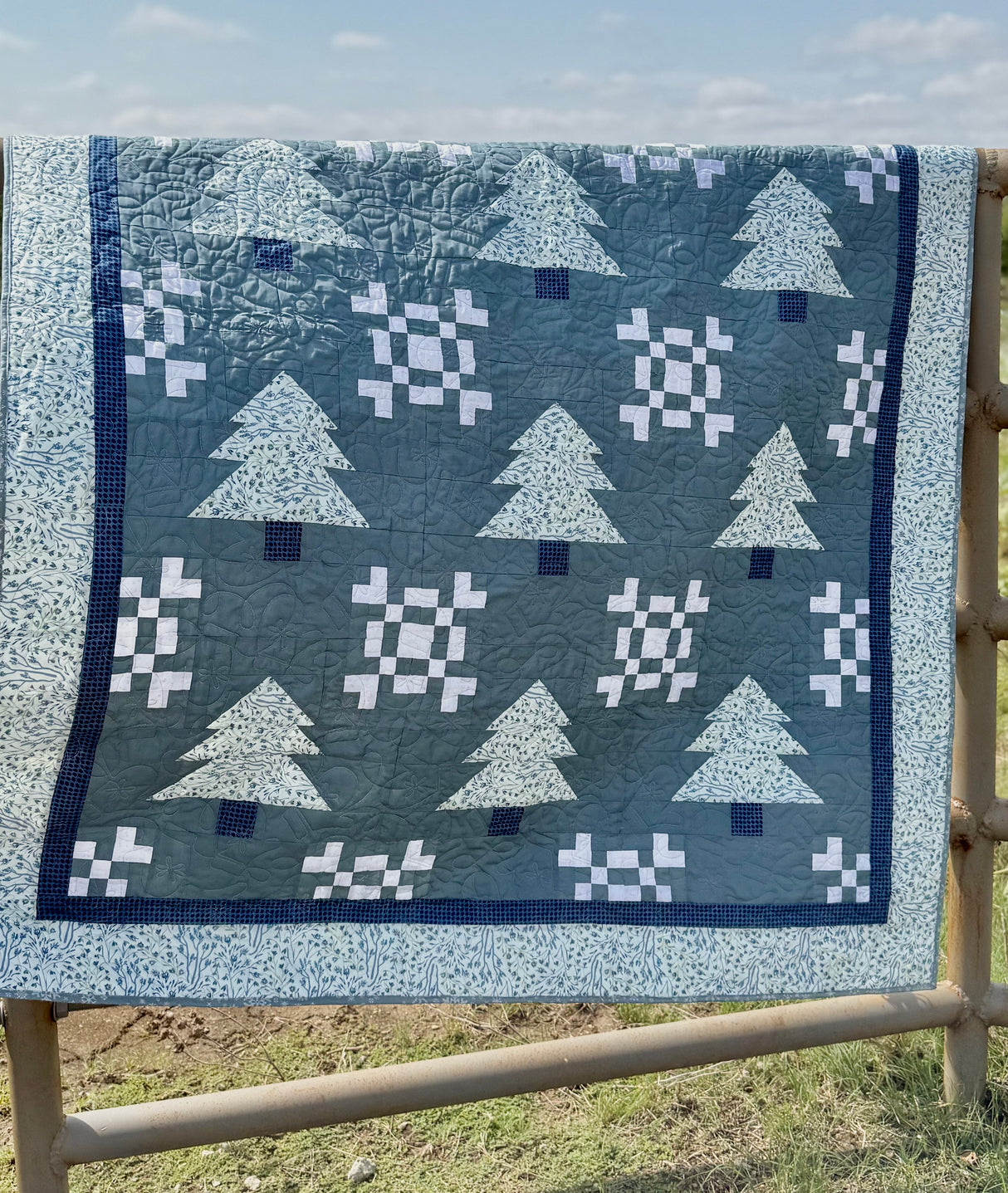 Frosty Woodland Downloadable Pattern by Quiltin' Crazy