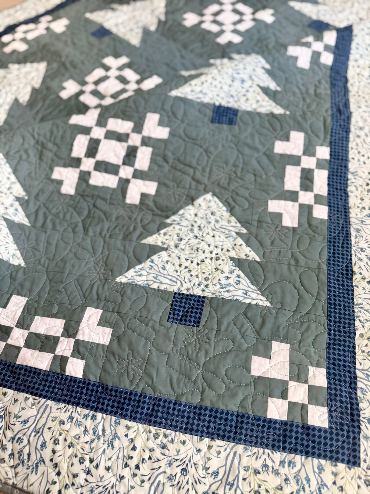 Frosty Woodland Downloadable Pattern by Quiltin' Crazy