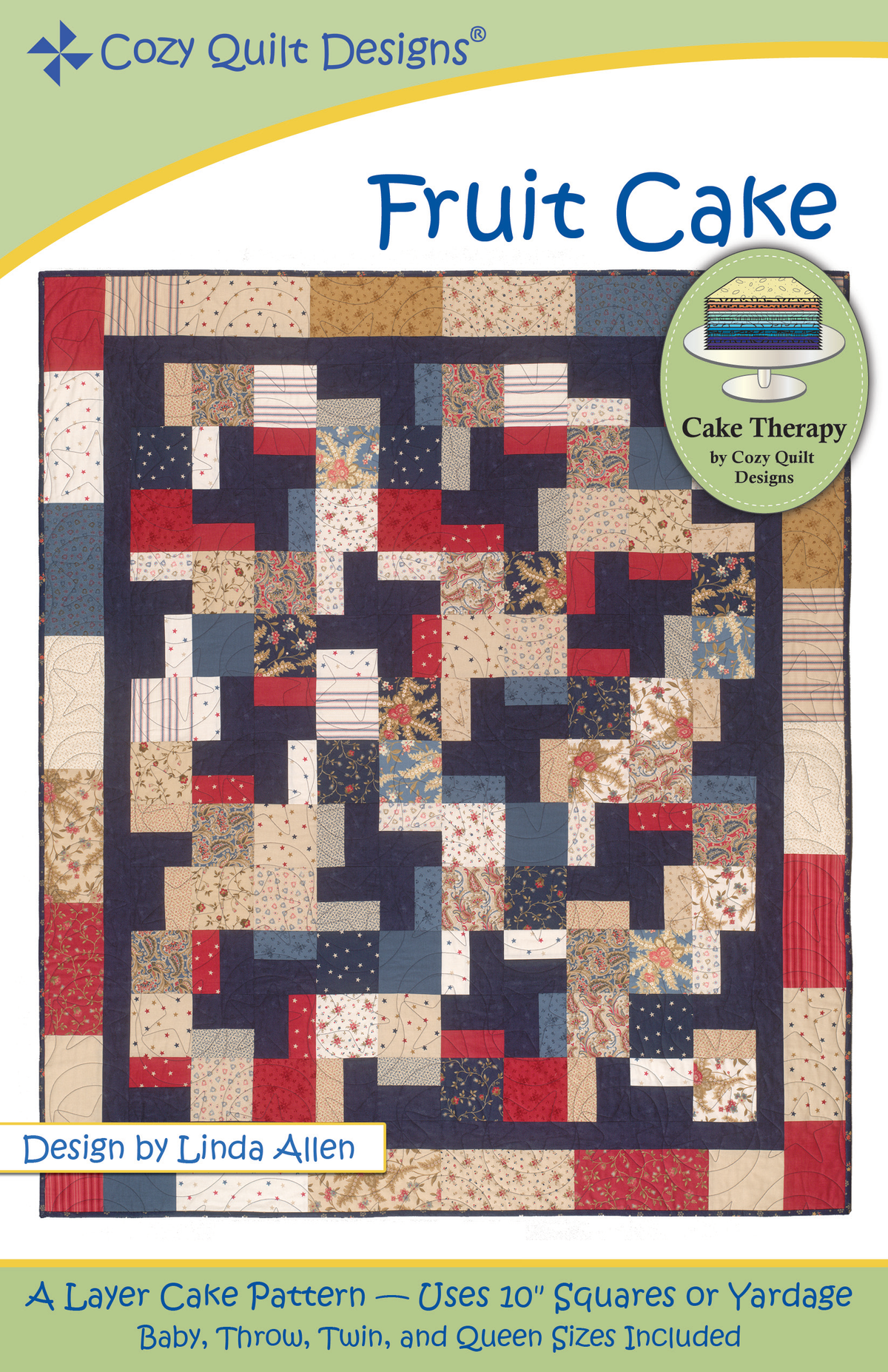 Fruit Cake Downloadable Pattern by Cozy Quilt Designs